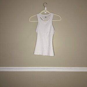 Alo yoga - Ribbed Support Bra Tank in white